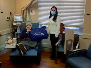 Clear Mountain Bank delivers care packages to Mon Health cancer patients